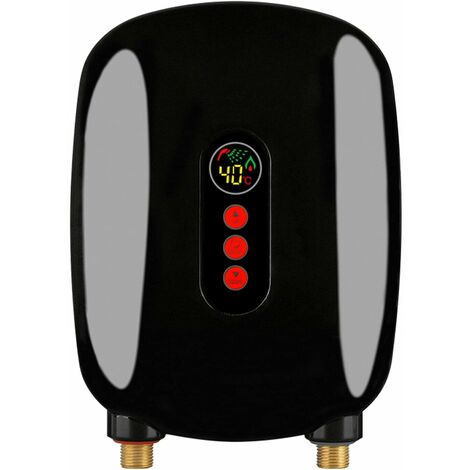 Gojoy – Mini chauffe-eau électrique instantané 6500 W – Écran LCD – Tension 220 V – Protection contre surchauffe – Installation sous évier