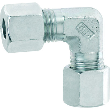GOK Winkel-Verschraubung 0770700 6 x 6 mm, Baureihe L, mit Stahlschneidring Typ D
