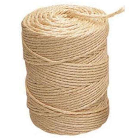GOL cuerda sisal 2 cabos 750gr , Cuerda sisal natural de 2 cabosFibra natural biodegradableNo se deshaceBobina 750 gramosUso en paquetería,artesanía,agricultura,com