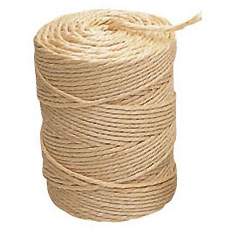 GOL cuerda sisal 3 cabos 750gr rollo , Cuerda sisal natural de 3 cabosFibra natural biodegradableNo se deshaceBobina 750 gramos,100 metrosUso en paquetería,artesaní