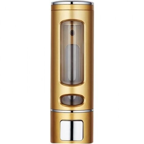 Gold 400ml Simple Soap Dispenser, Wall Mounted Shower Gel Dispenser, Soap Jar, Bathroom Toilet Accessories