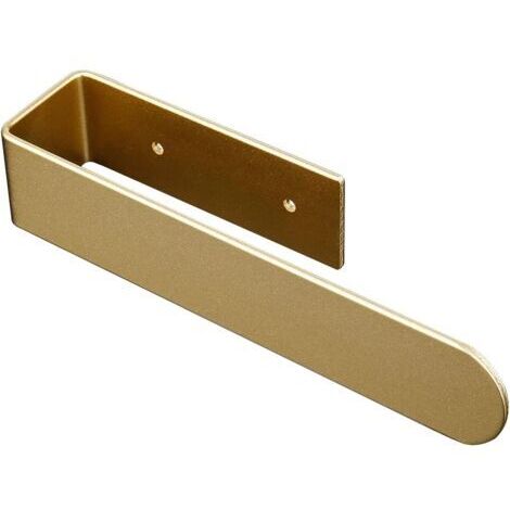 Gold Bathroom Towel Rack, Adhesive Wall-Mounted Towel Holder without Drilling, Stainless Steel Wall-Mounted Bathroom Towel Rack for Kitchen and Toilet