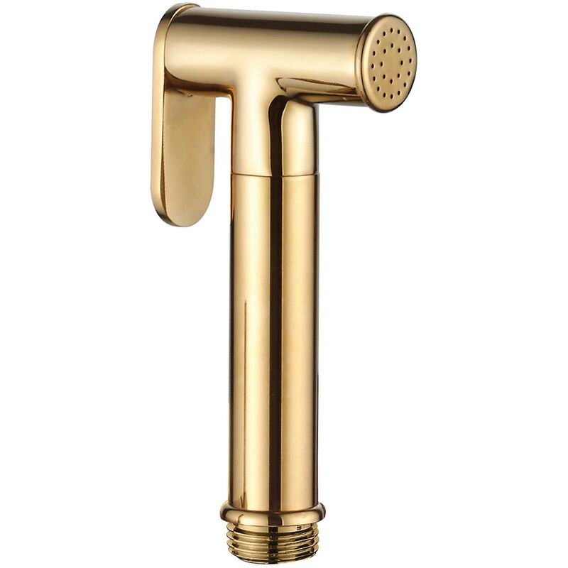 Gold Bidet Tap Head Spray Handle In-Wall Bathroom Shower Mixer Replacement