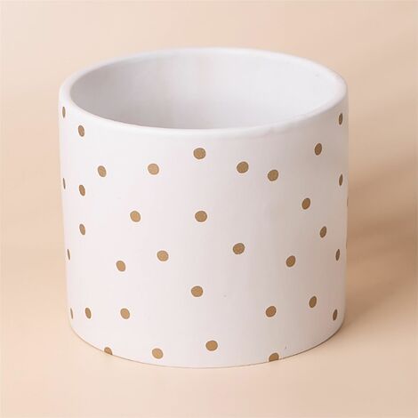 Gold Dot Planter Plant Pot 18 x 18 x 15cm