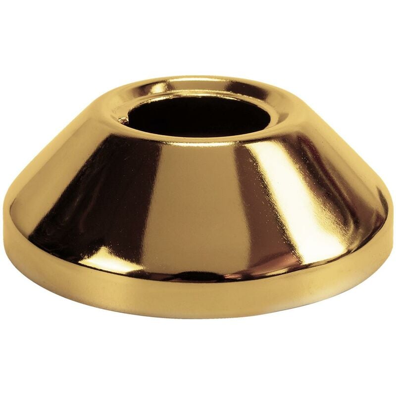 Steel Pipe Cover Gold Collar 3/4 (25mm) 25mm High