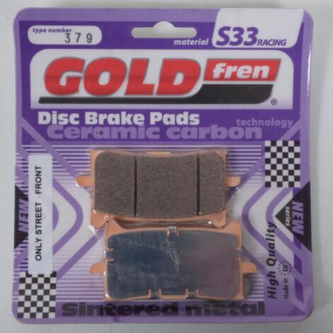 Gold Fren Bremsbelag für Honda 125 CB R Motorrad 2018 bis 2019,