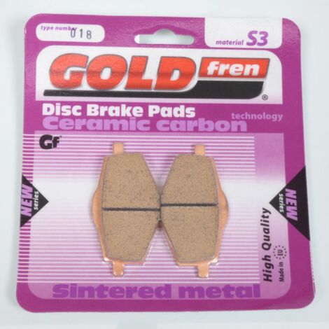 Gold Fren Bremsbelag für Linhai 50 LH Police Roller 2007 bis