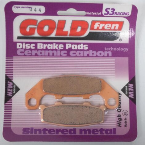 Gold Fren Bremsbelag für Motorrad Kawasaki 400 GPX R 1987 AVG/AVD