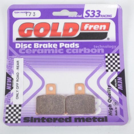 Gold Fren Bremsbelag für Motorrad Montesa 260 Ride 4 Enduro 4T