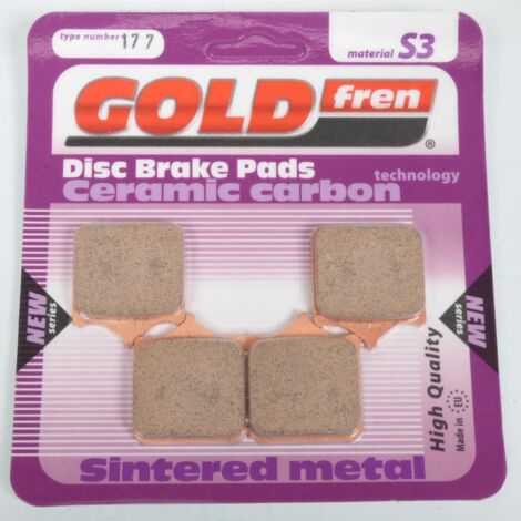 Gold Fren Bremsbelag für Motorrad MV Agusta 910 Brutale R 2005