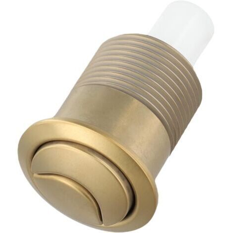 Gold-plated dual flush button, round push button with flush valve - ABS material