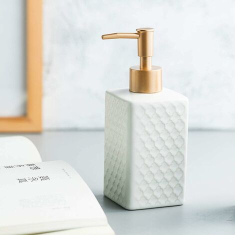 Gold Foam Soap Dispensers  Clara Glass Foam Soap Dispenser with