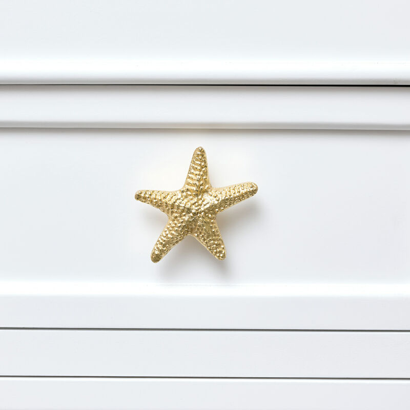 Gold Starfish Drawer Knob