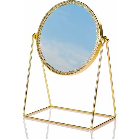 Gold Vanity Mirror Dressing Table Mirror for Bedroom Beauty Salon