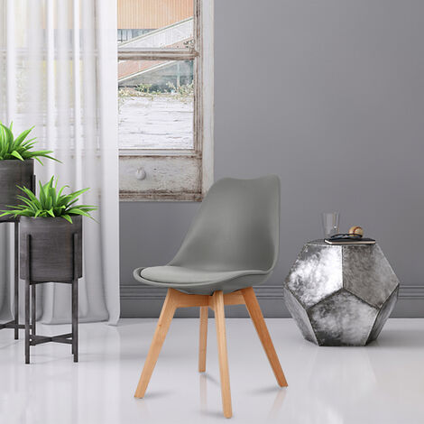 oobest® 4 chaises design contemporain nordique scandinave