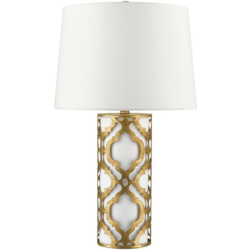 Arabella - 1 Light Table Lamp Gold, E27 - Elstead