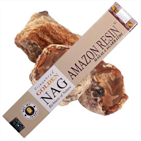 Golden Nag Räucherstäbchen 15 g Amazonasharz