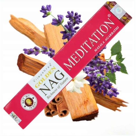 Golden Nagg Räucherstäbchen 15g Meditation