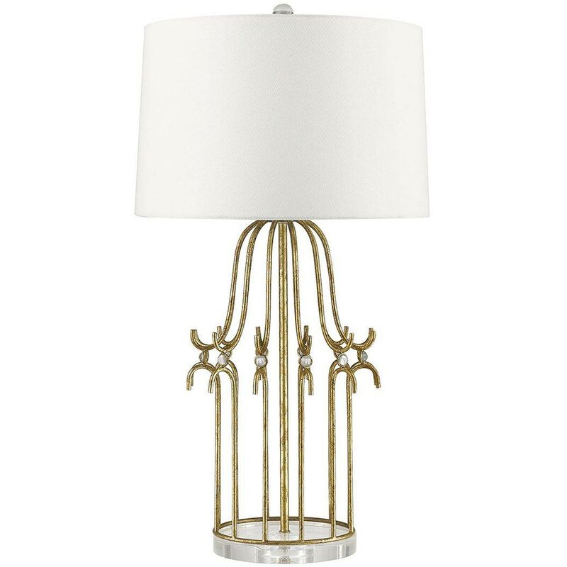 Elstead Lighting - Elstead Stella - 1 Light Table Lamp Gold, E27