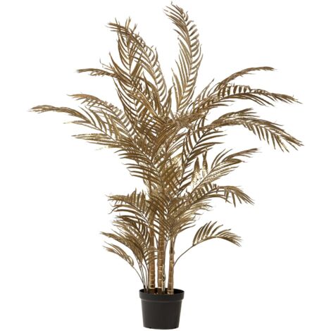 Goldene Palme mit Topf 82X60X135 cm
