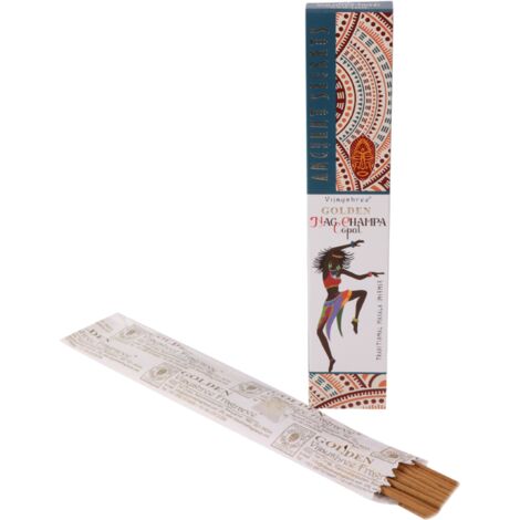 Goldene Räucherstäbchen 15 g – Kopal und Nag Champa