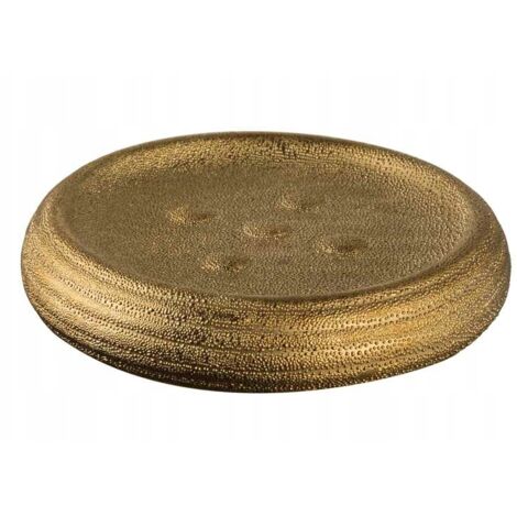 Goldene Seifenschale 12,5 cm