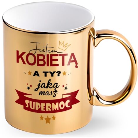 Goldene Tasse – Geschenkidee zum Muttertag, Frauentag, für Ihre Frau oder Freundin