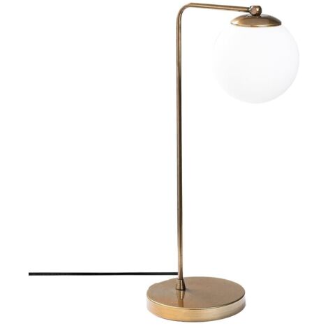 Goldene Tischlampe mit einem Licht Modell 12