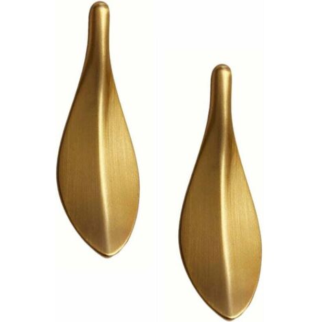 goldene Türgriffe, passend für Schubladen, Türen, Schränke, Lochabstand 32 mm.