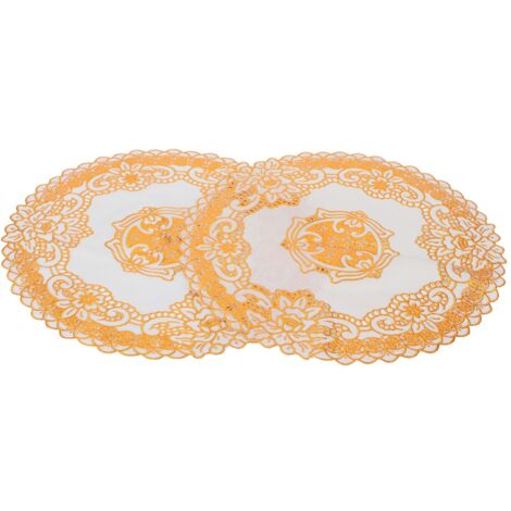 goldene Untersetzer 30x30 cm für Hochzeiten und Empfänge, eleganter Stil