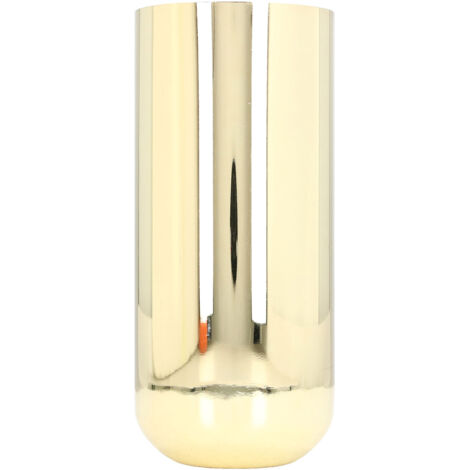 Goldene zylindrische Edelstahlvase für Blumendekoration – Hochzeit und Zuhause
