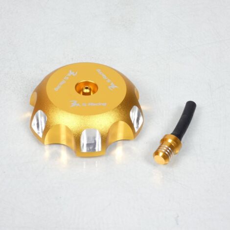 goldener tankdeckel reniflard 3as racing für motorrad yamaha 400