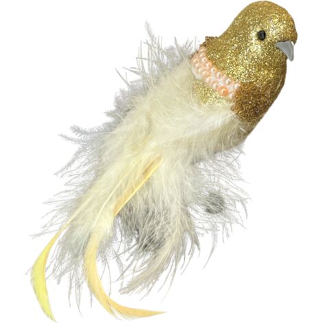 Goldener Vogel - Christbaumschmuck 18 cm