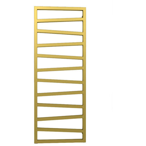Goldfarbener elektrischer heizkorper, 600 mm hoch und 500 mm breit - 300 Watt - ZIG600/500E8BRA