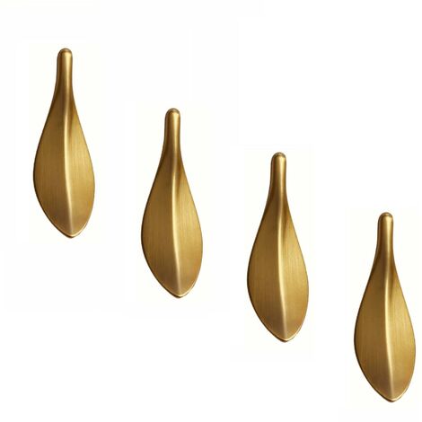 Goldfarbener Schrankgriff, zum Dekorieren von Küchenschränken, Schubladen, 4 Einheiten, Loch-zu-Mitte-Abstand 32 mm