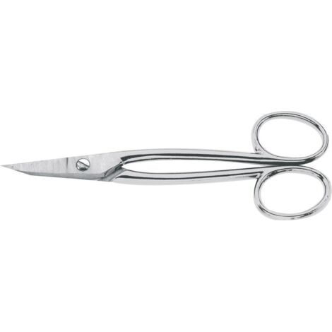 Goldschmiedeschere geradevernickelt mit Griffaugen180mm Erdi