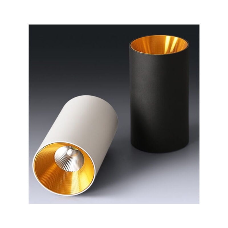 Goldspot 150mm - spot de plafond en or noir