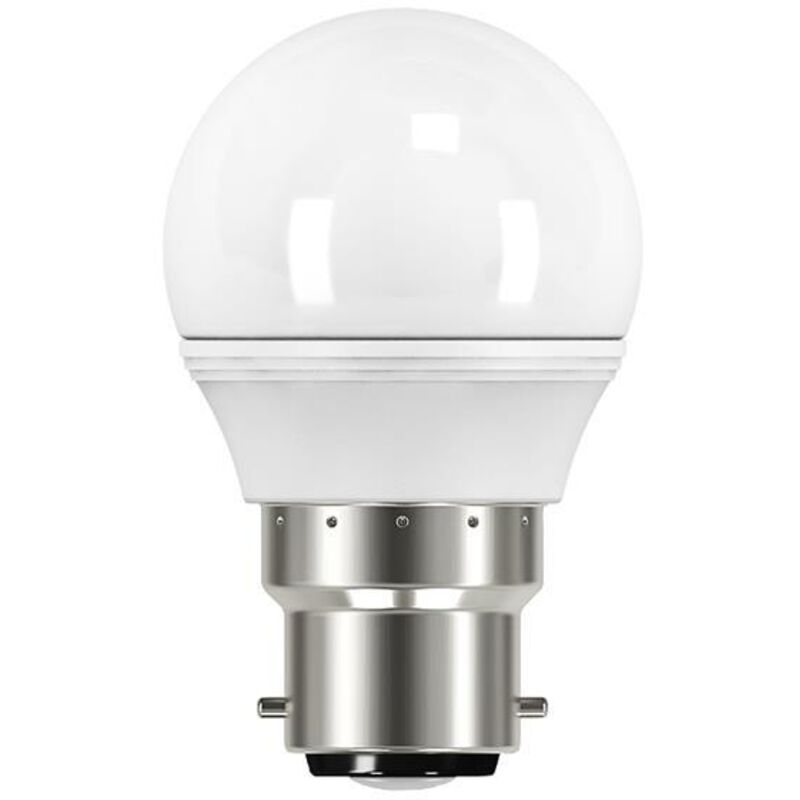 EDM - Energizer S8838 led bc (B22) Opal Golf Non-Dimmable Bulb, Warm White 470 lm 5.2W ENGS8838
