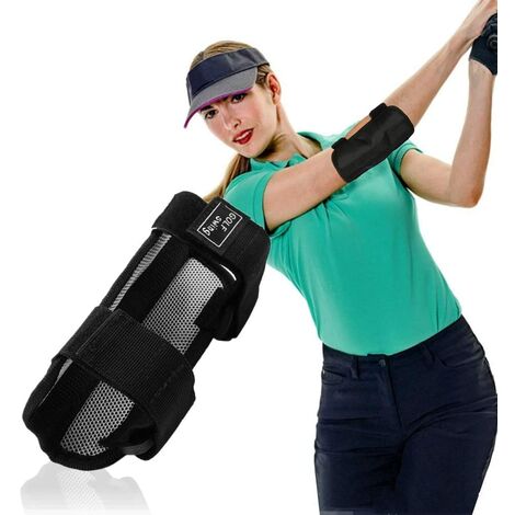 Golf Swing Guide Entrainement au Swing Trainer Coude Posture de Swing Aide Entraînement Correcteur avec Notifications sonores Tok-Tok