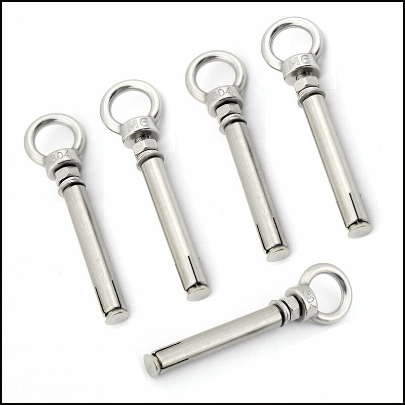 Readcly - Golfare ad espansione M6x80mm con anello...