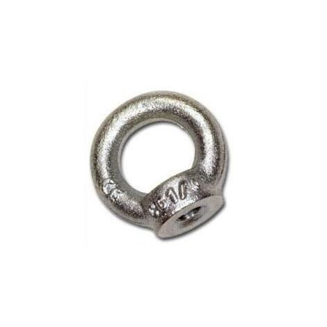 Golfare Per Fune Femmina In Acciaio Zincato Mm 6 Cf. 12 Pz