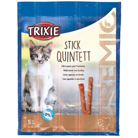 Golosina para gatos Quintett Trixie PREMIO con sabor a cordero y pavo, 25 g