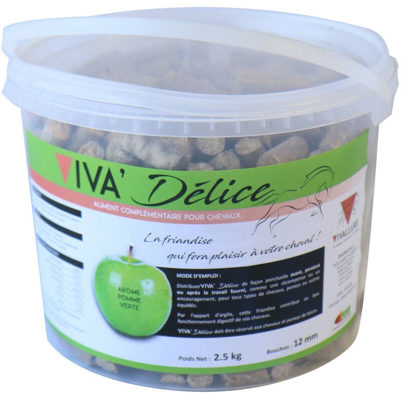 

Golosinas de manzana verde para caballos 2,5 kg