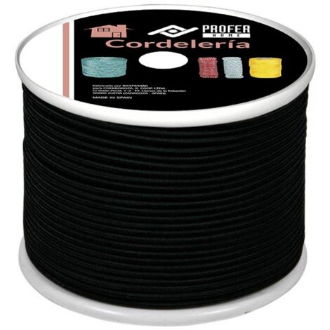 GOMA ELASTICA PES 8MM NGR - 100 M