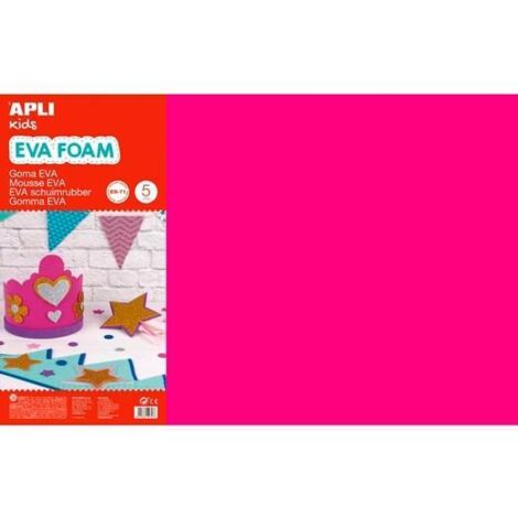 GOMA EVA APLI 40x60 FUCSIA P/5