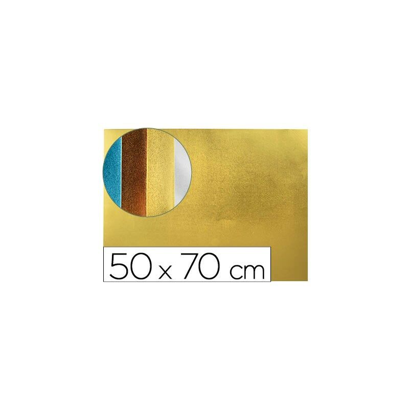 

Goma eva liderpapel 50x70 cm espesor 2 mm metalizada oro (pack de 10 uds.)