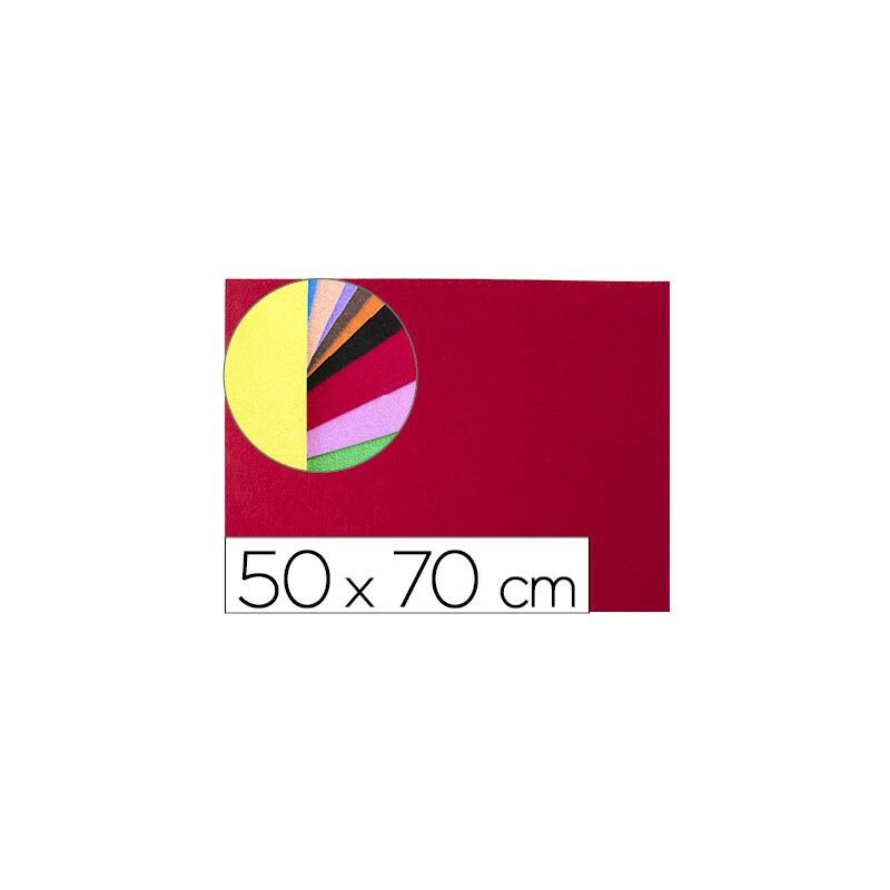 

Goma eva liderpapel 50x70cm 60g/m2 espesor 2mm textura toalla rojo (pack de 10 uds.)