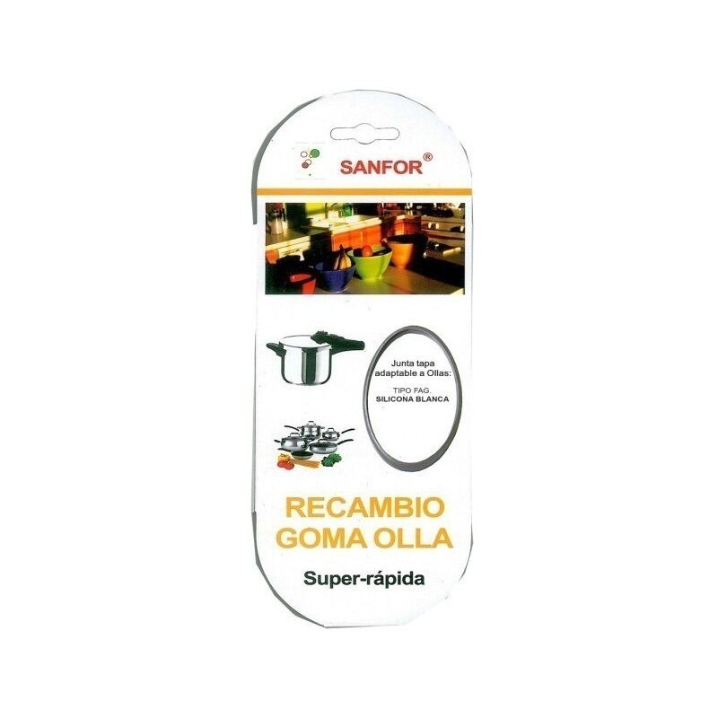 

Goma Olla Presion 22Cm Super Rapida Silicona Gris Fagor - Sanfor