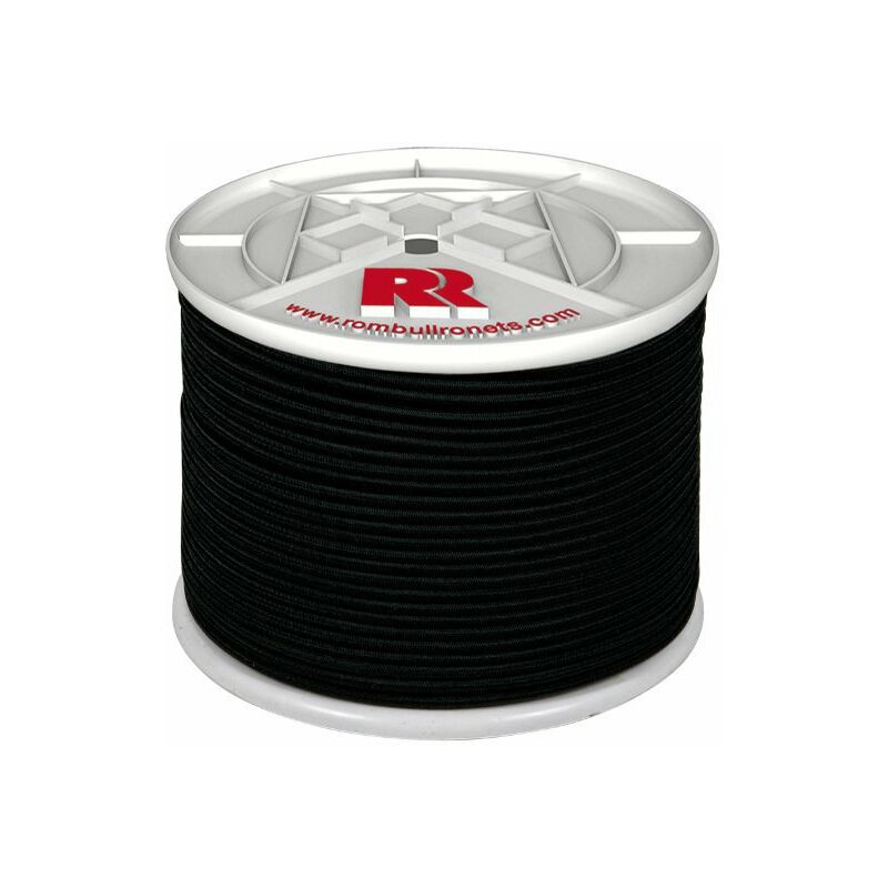 

Goma Redonda 6 Mm Negro Bobina 200 Mt