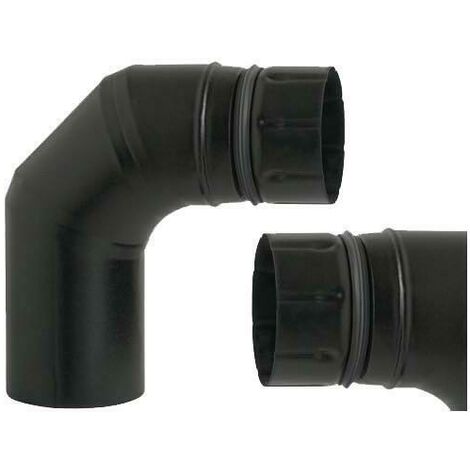 GOMITI CURVE A 90° ALA PELLET ECO PER SATUFE FUMISTERIA RISCALDAMENTO CANNE FUMA